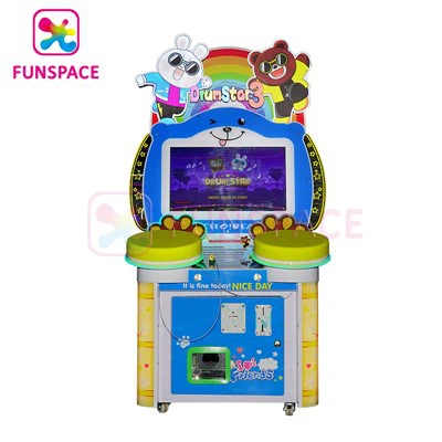 Tambor   Estrela   3   Crianças   Tambor   Arcada   Máquina