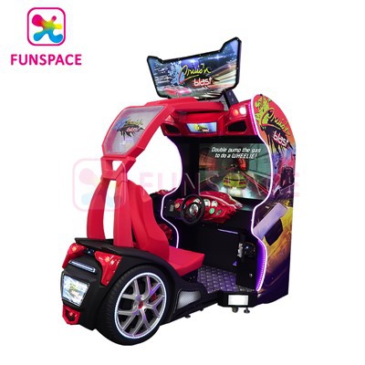 Funspace Game Center Arcade máquina de jogo de corrida de carros a fichas de 42 polegadas